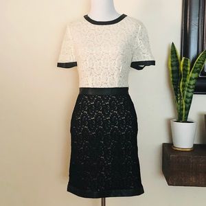 Ezra tshirt lace dress